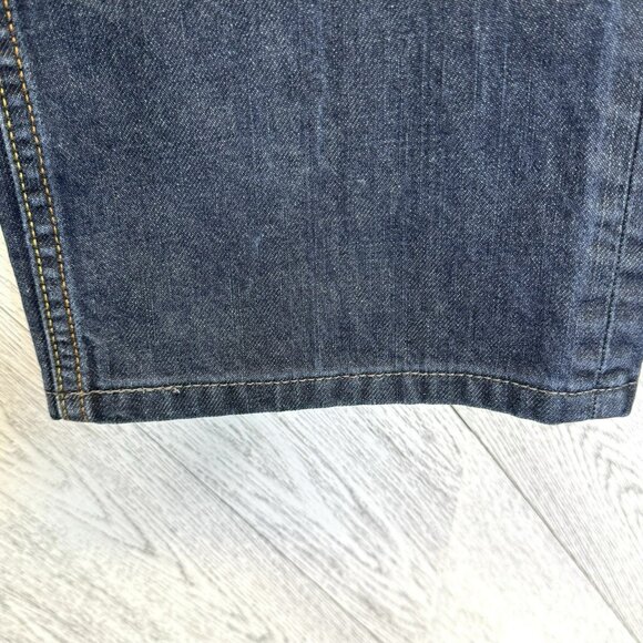 Diesel Larkee Regular Straight Denim Jeans Mens Size 32x30 Button Fly Italy - Picture 4 of 10